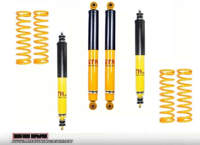 Kit suspension complet +5cm NISSAN Patrol Y60 chassis long