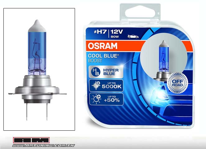 Kit ampoules COOL BLUE Boost H7 80W - 2pcs