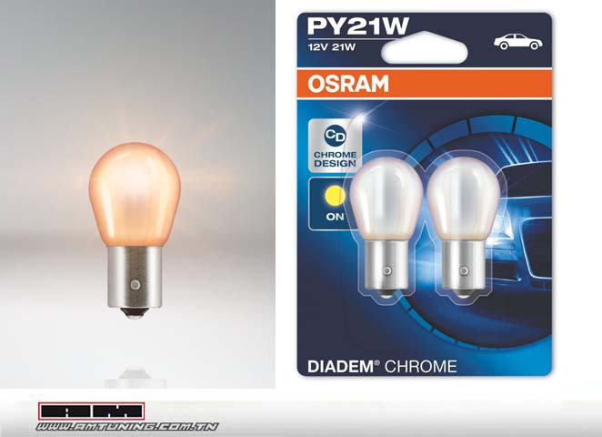 Kit ampoules DIADEM PY21W Orange - 2pcs