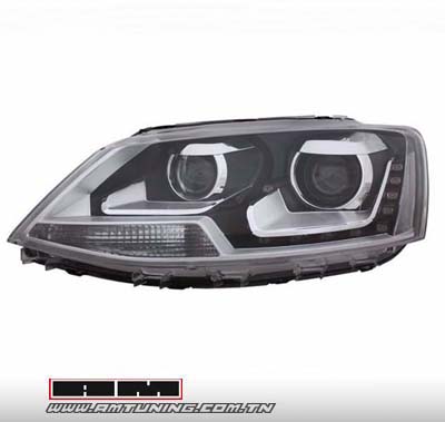 Phares av LED VW Jetta 6 11-UP - look version Xenon 