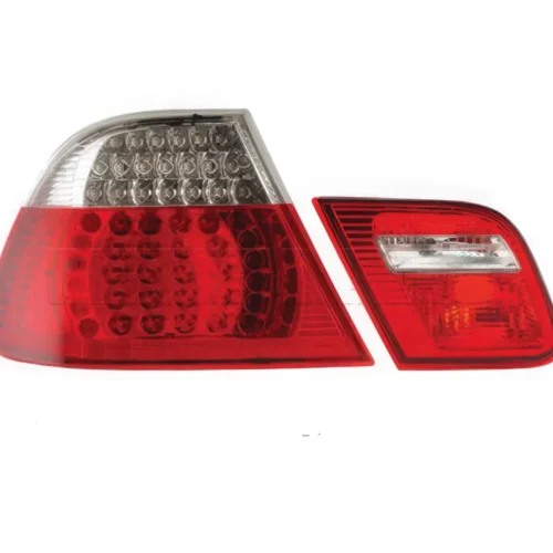 Feux ar LED BMW E46 4D Ph2 02-05 rouge/blanc