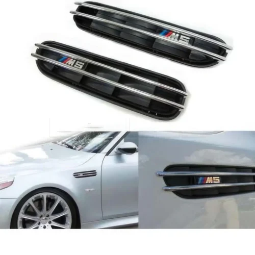 Grilles d’ailes BMW E60 M5 Chrome