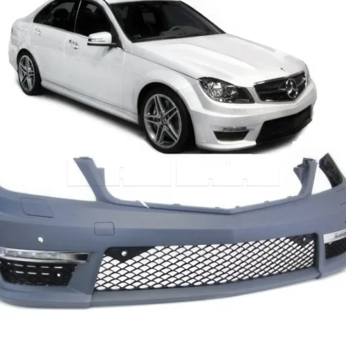 Pare-chocs av complet Mercedes Classe C W204 PH2 C63 AMG 12-UP – avec PDC – sans LED