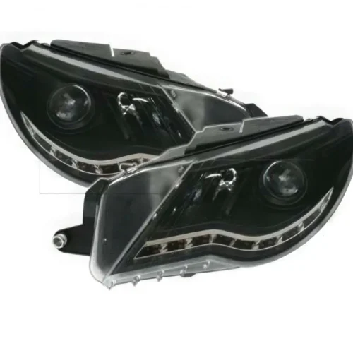 Phares av LED VW Passat CC 08-10 fond noir