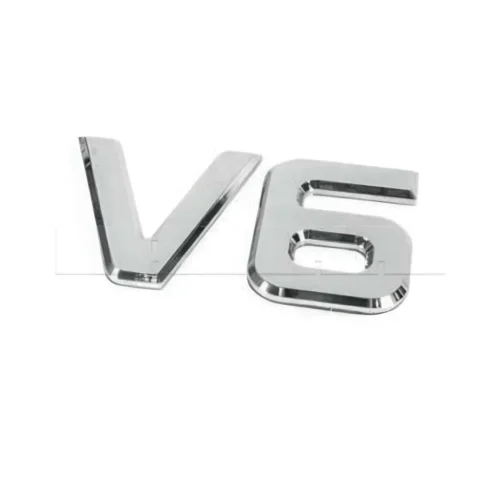 Embleme “V 6” Chrome