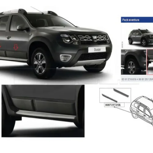 Kit protections de portes Dacia Duster 10->18 – 4pcs