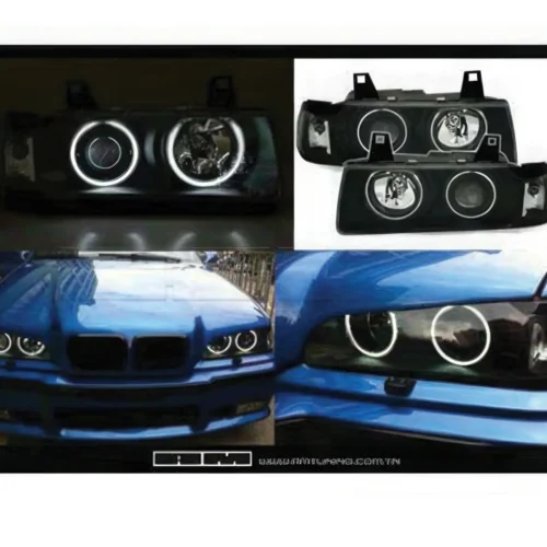 Phares av angel eyes CCFL BMW E36 4P 92-98