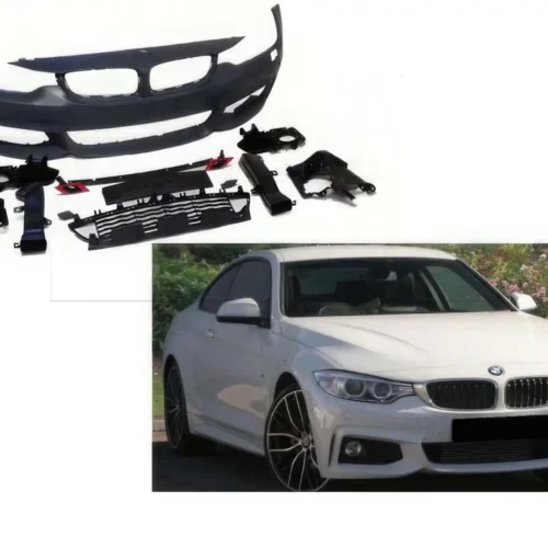 Pare-chocs av complet BMW Serie 4 F32 / F36 MTech – avec lave phares – avec PDC