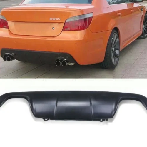 Diffuseur de pare-chocs ar BMW E60 MTech – 4 Sorties