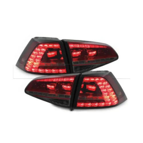 Feux Ar LED VW Golf 7 – rouge/fumé – Clignotant séquentiel