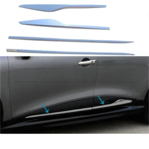 Baguettes de portes chrome – Renault CLIO IV 2012 – 4pcs