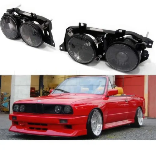 Phares av BMW E30 89-91 – fond noir