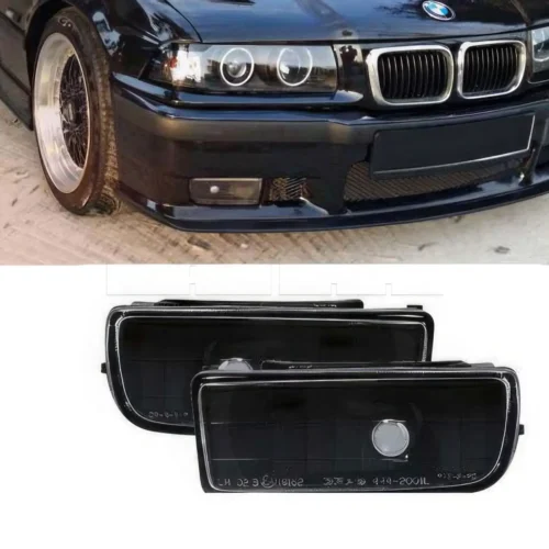 Antibrouillards crystal BMW E36 92-98 fond noir