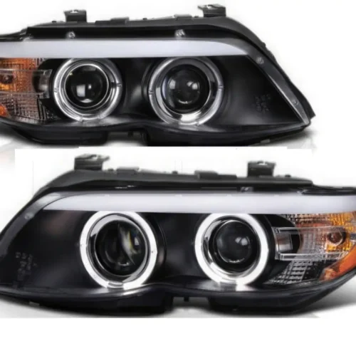 Phares av angel eyes CCFL BMW X5 04-06 – Halogene – rég éléc