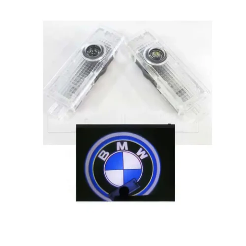 Feux d’éclairage LED pour bas de portes avec logo BMW – X5 E70/X6 E71/Serie4/G30/F30 13->/Mini F56