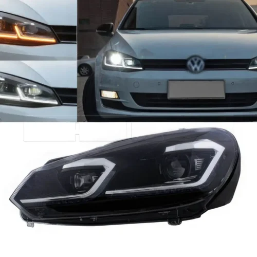 Phares av LED VW Golf 6 – Look Golf 7 PH2