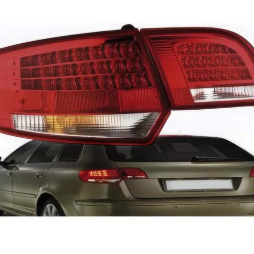 Feux ar LED Audi A3 Sportback 03-08 rouge/fumé