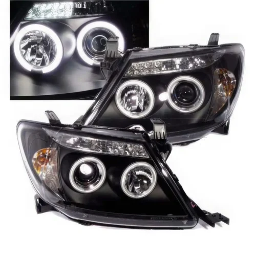 Phares av Toyota Hilux 04-10 LED + CCFL – V2