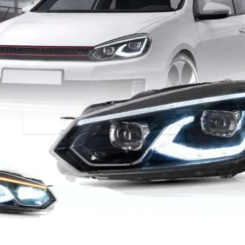 Phares av VW GOLF 6 look Golf 8 – FULL LED Dynamique