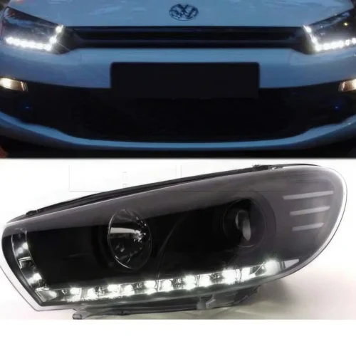 Phares av LED VW Scirocco – rég éléc – feux de jour auto.