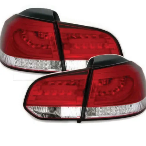 Feux ar LED BAR VW GOLF 6 rouge/blanc V3 – Cligno LED