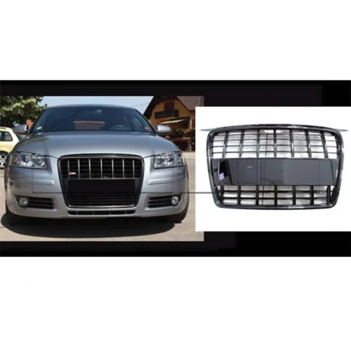 Calandre Audi A3 05-09 – S8 look – chrome/black