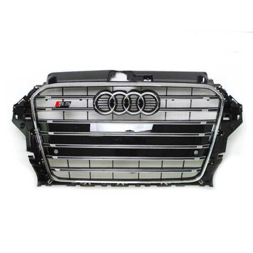 Calandre Audi A3 S3 Type 8V – 13->17 – Chrome/Noir
