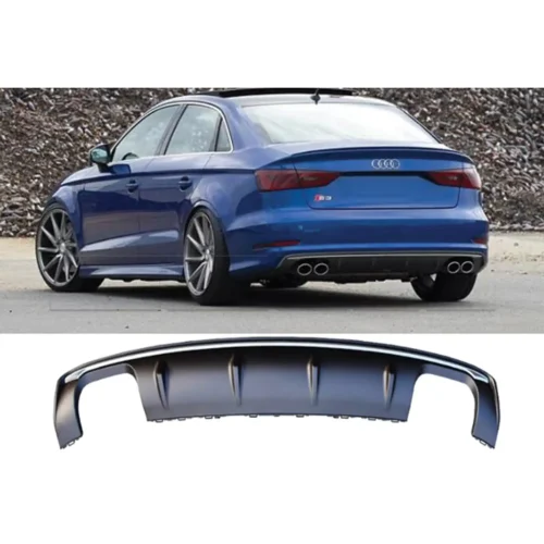 Diffuseur de pare-chocs ar Audi A3 S3 Type 8V Sedan 13-17 (pr parechocs standard)