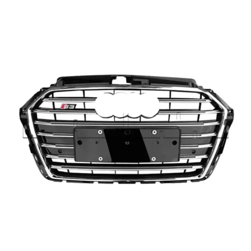 Calandre AUDI A3 S3 Type 8V PH2 – 17-> – Chrome/Noir