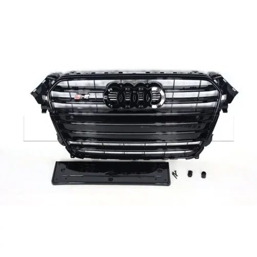 Calandre Audi A4 S4 Type B8 PH2 – 12->16 – Chrome/Noir