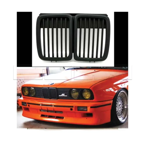 Grille de calandre BMW E30 82-91 Noir Mat