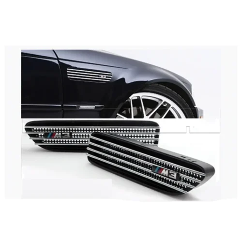 Grilles d’ailes BMW E46 M3 Chrome