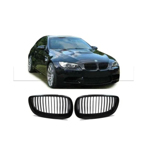 Grilles de calandre noir brillant BMW E92/E93 Ph1 06-10