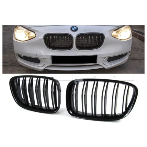 Grilles de calandre BMW F20 12-14 look M4 Noir brillant