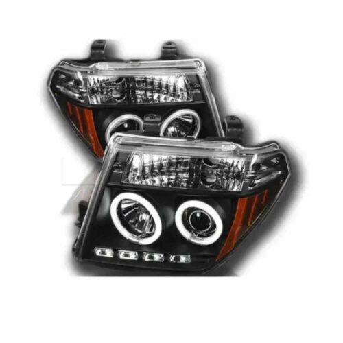 Phares av Nissan NAVARA 05-UP angel eyes + LED