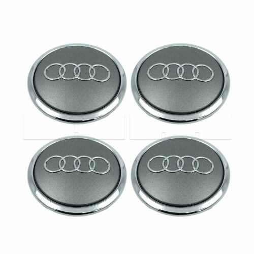 Cap jante Audi – cerclage chrome – 68mm