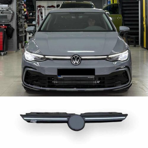 Calandre VW GOLF 8 – avec bande LED