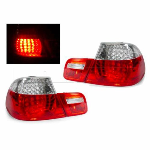 Feux ar LED BMW E46 2P Ph1 98-03 rouge/blanc – DEPO